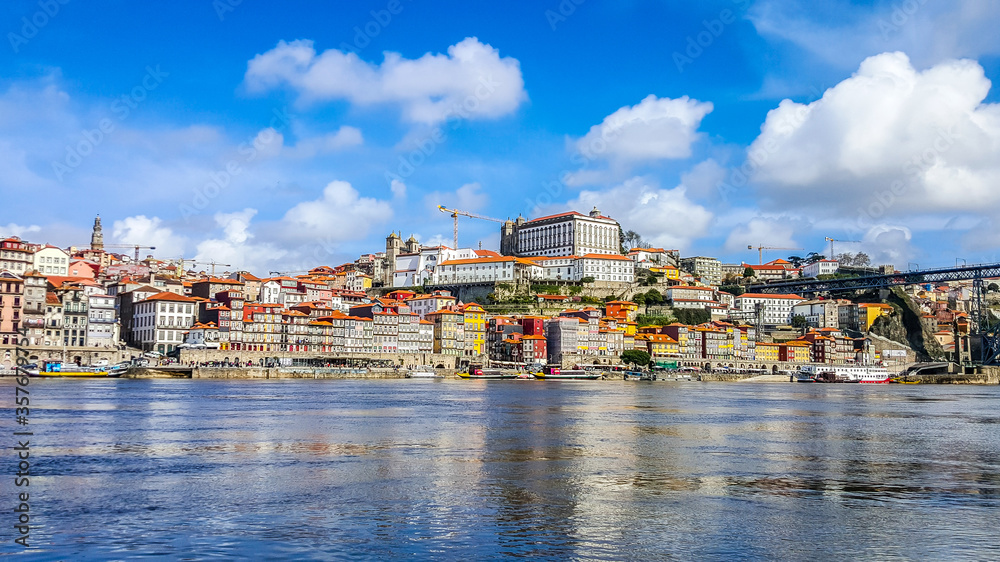 Cais da Ribeira in Porto, Portugal