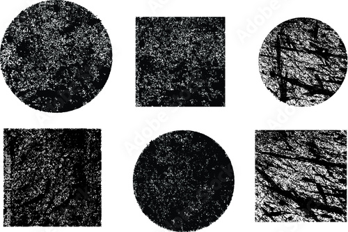 grunge textures set. background. vector illustration