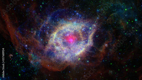 Fototapeta Naklejka Na Ścianę i Meble -  Magenta nebulae. Elements of this image furnished by NASA