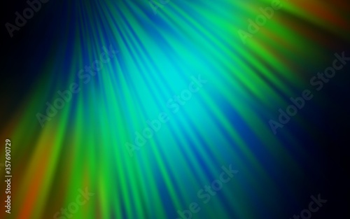 Dark Blue, Yellow vector blurred bright pattern.