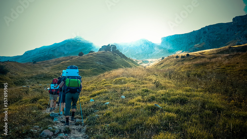 Hike to Fisht Tourism Shelter in Autumn