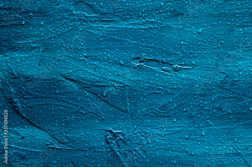 Moody Blue textured background with water drops