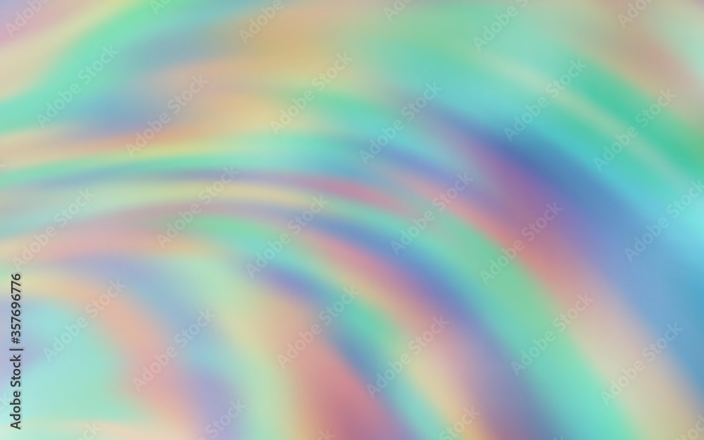 Obraz premium Light Green vector background with wry lines.