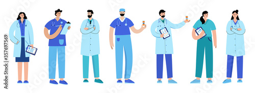 Clinic and doctor concept