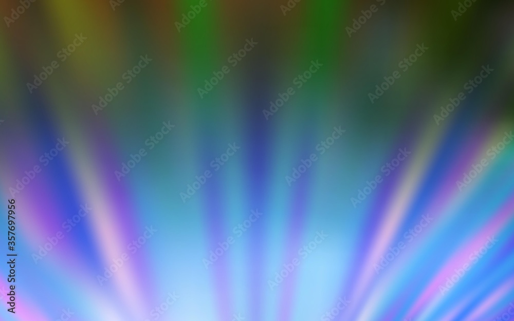 Obraz premium Light Pink, Green vector texture with colored lines.