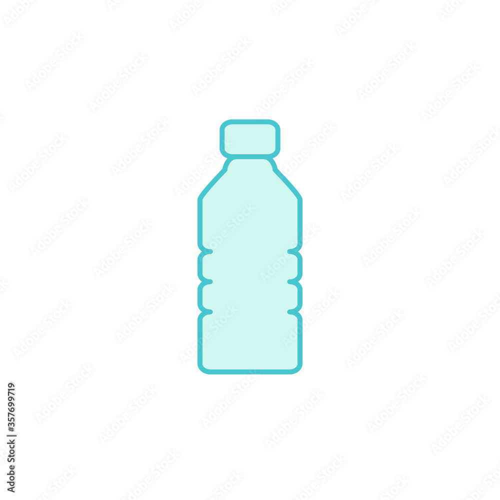 Bottle plastic icon design for website or product Bottle plastic icon design for website or product
