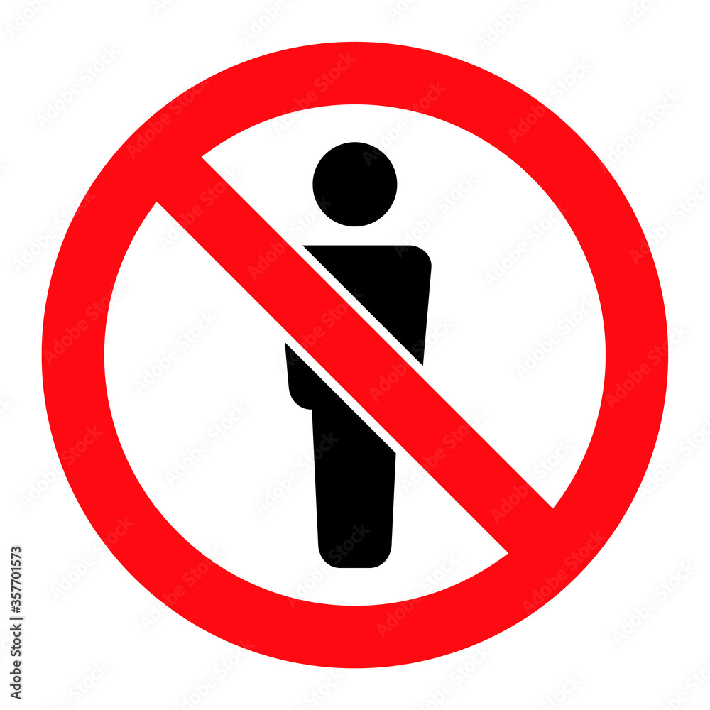 Forbidden Man Figure vector icon. A flat illustration design used for Forbidden Man Figure icon, on a white background. Forbidden Man Figure vector icon. A flat illustration design used for Forbidden Man Figure icon, on a white background.