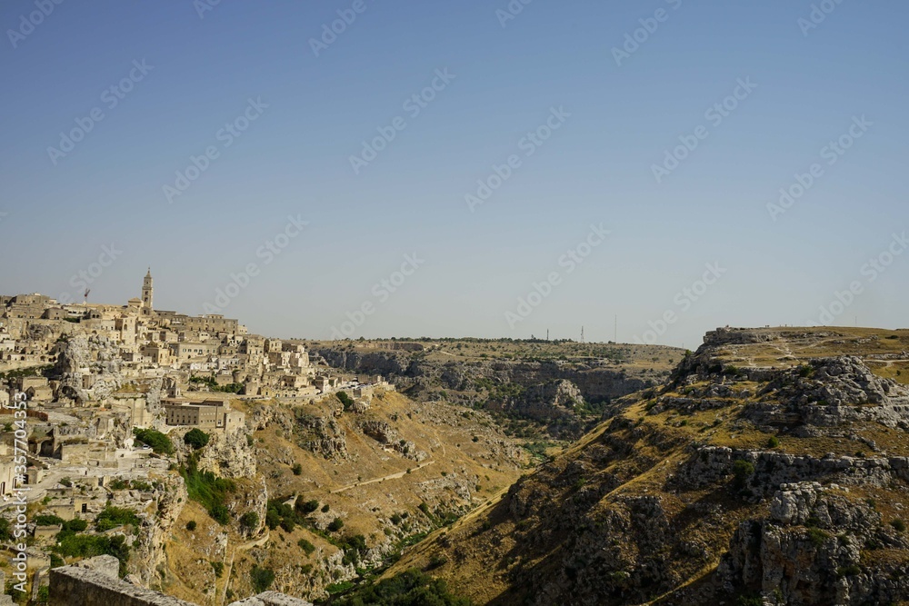 View on the Matera Stones