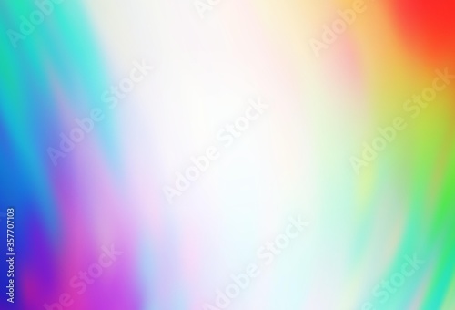 Light Multicolor vector abstract blurred background.