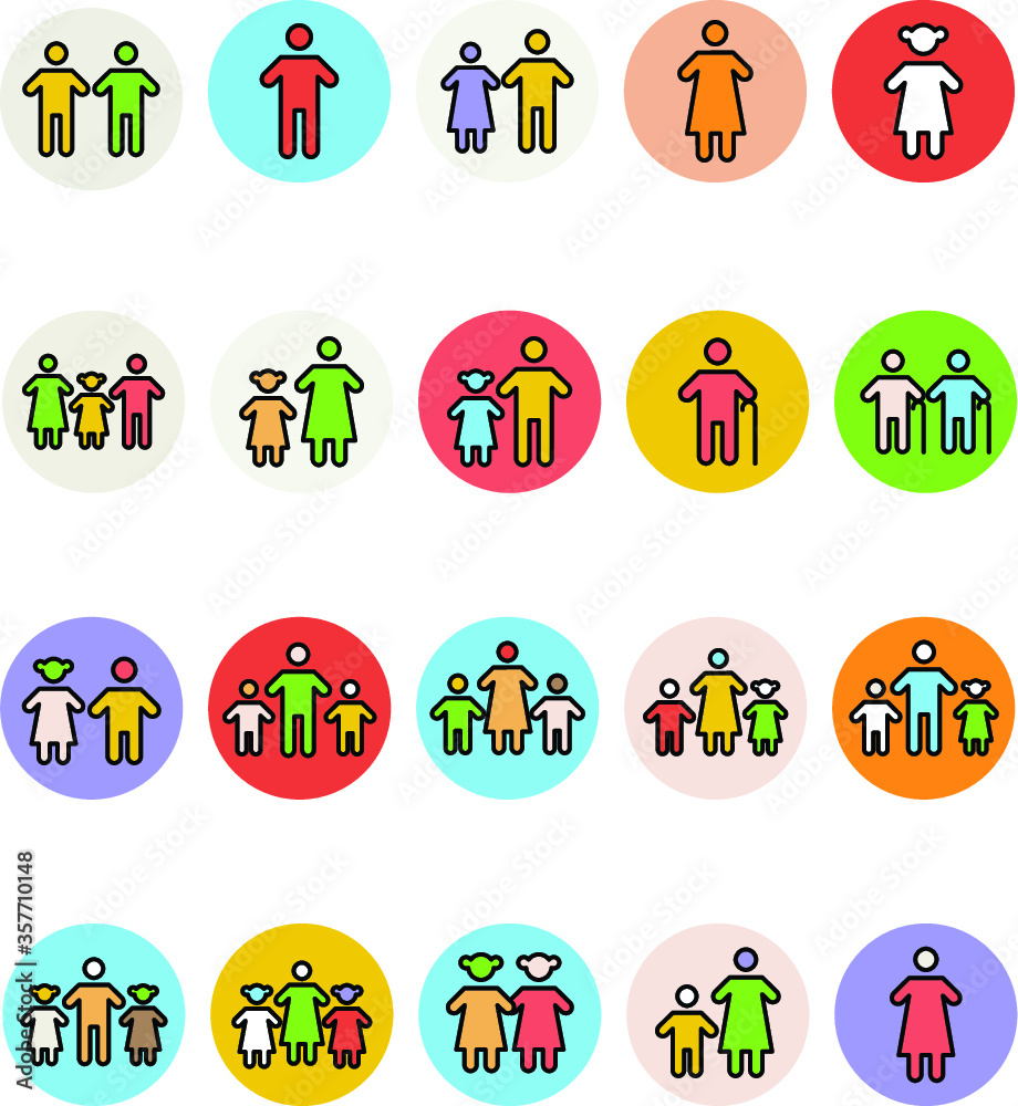 Family Vector Icons Family Vector Icons
