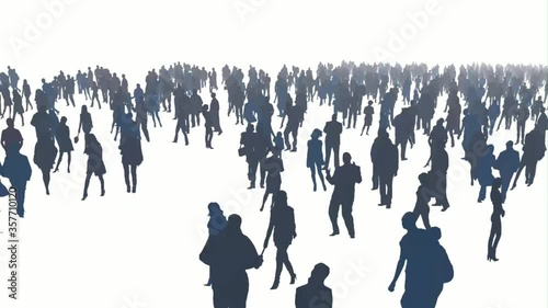 moving fast from nothing to massive crowd