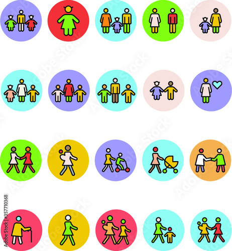 Family Vector Icons