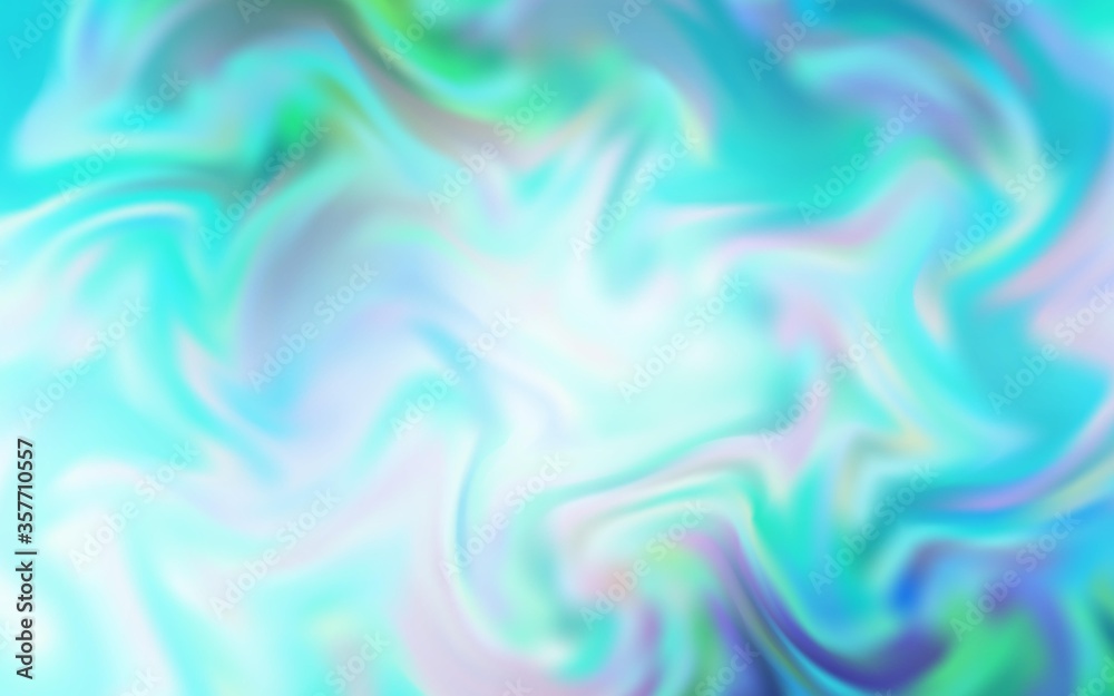 Obraz premium Light Blue, Green vector blurred bright pattern.