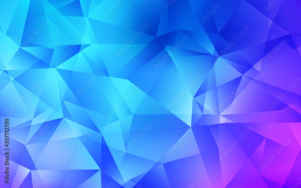 Light Pink, Blue vector polygonal background. Light Pink, Blue vector polygonal background.