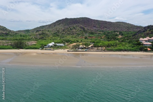 Konstfotografi Beautiful beach coastal view in Hua Hin Thailand