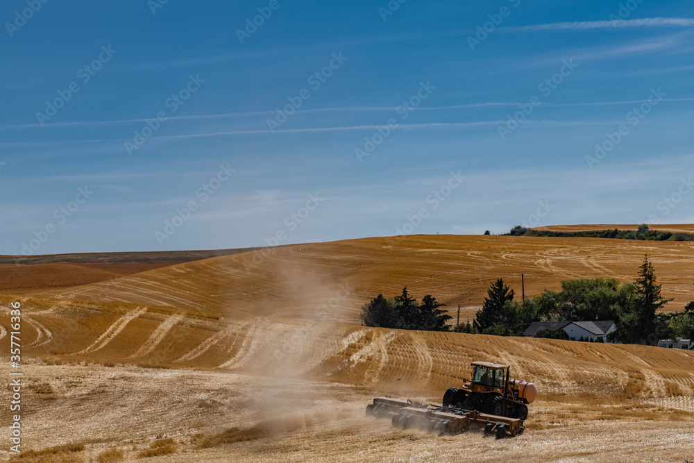 Fertilizing Fields, Palouse, WA Fertilizing Fields, Palouse, WA