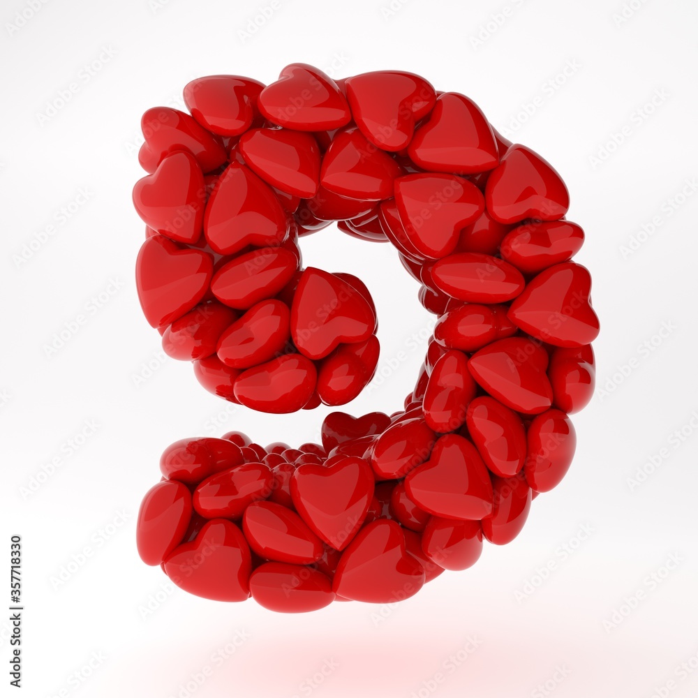 A close up of Hebrew 3d rendering symbols made of hearts isolated on white background.3d illustration romantic Letters concept for Valentines day. Sign with hearts inside A close up of Hebrew 3d rendering symbols made of hearts isolated on white background.3d illustration romantic Letters concept for Valentines day. Sign with hearts inside