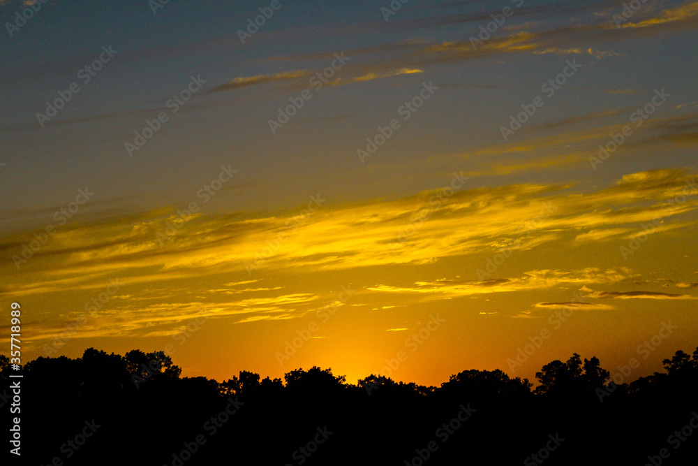 Colorful sunset