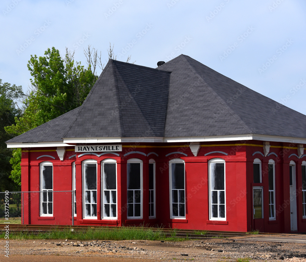 Train Depot at Haynesville Louisiana