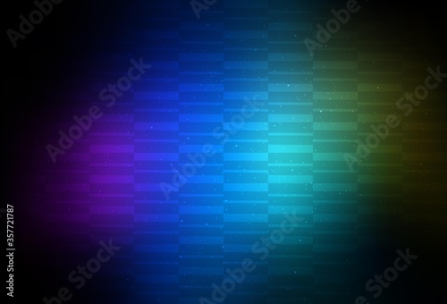 Dark Multicolor vector template with repeated sticks.