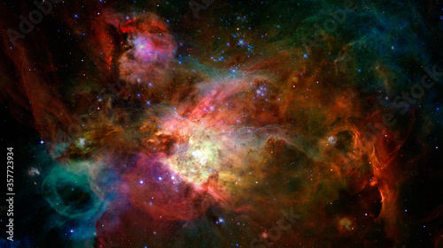 Fototapeta Naklejka Na Ścianę i Meble -  Cosmic landscape. Endless deep space. Elements of this image furnished by NASA