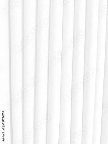Curtain white  abstract striped smooth background