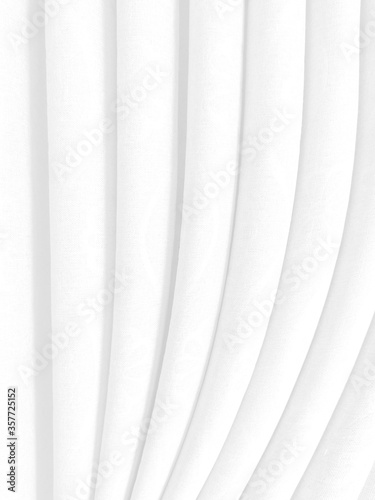 Curtain white  abstract striped smooth background