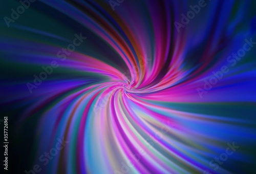 Dark Pink  Blue vector blurred and colored pattern.