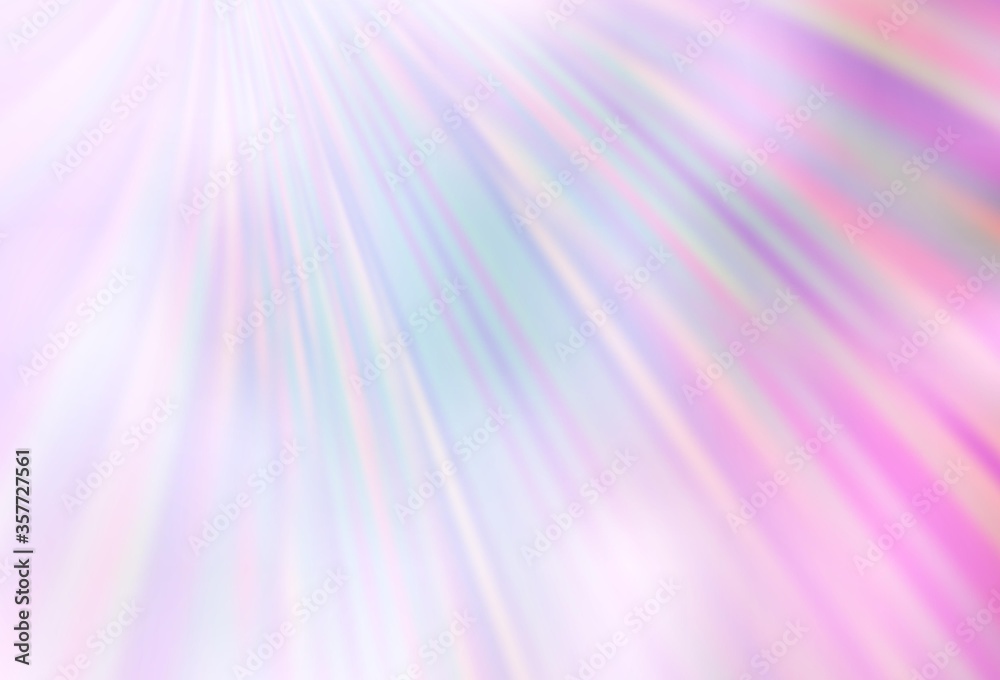 Light Pink vector glossy abstract layout.