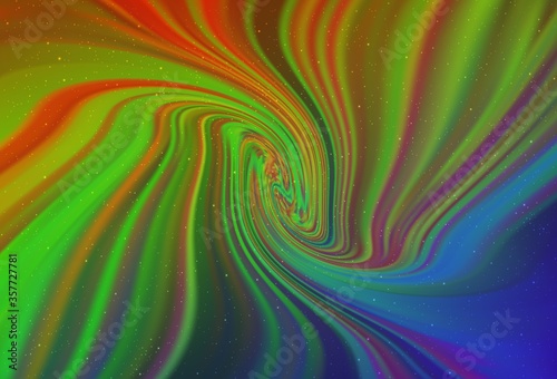 Light Multicolor vector texture with milky way stars.