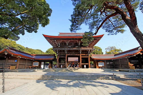 Meiji Shrine in Shibuya, Tokyo, Japan