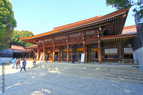Meiji Shrine in Shibuya, Tokyo, Japan
