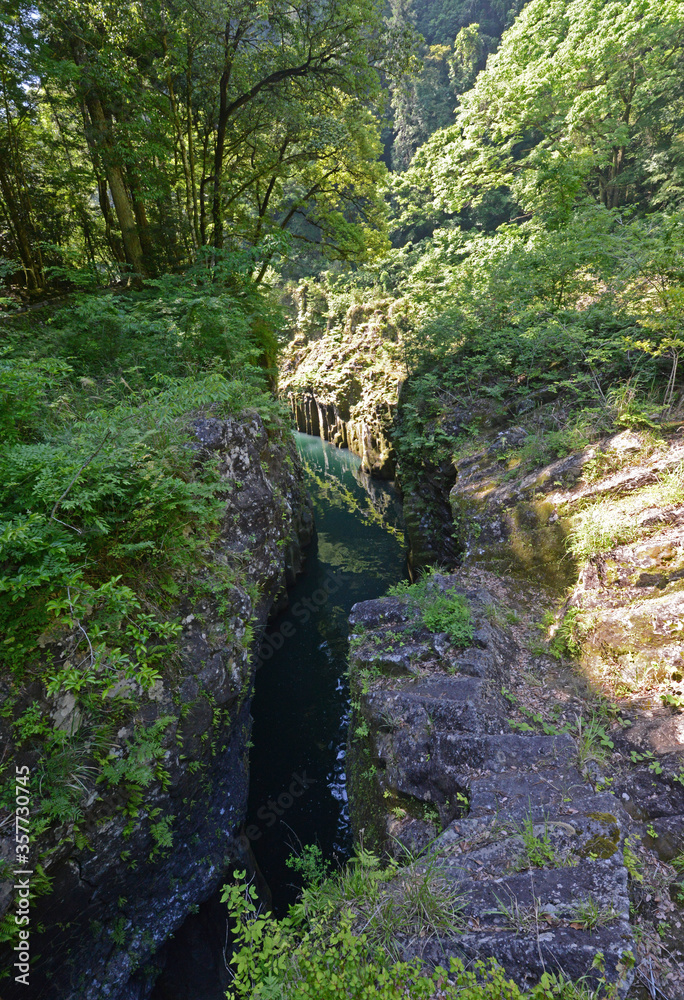 Fototapeta premium 高千穂峡の風景 宮崎県高千穂