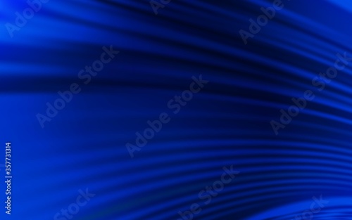 Dark BLUE vector backdrop with curved lines.