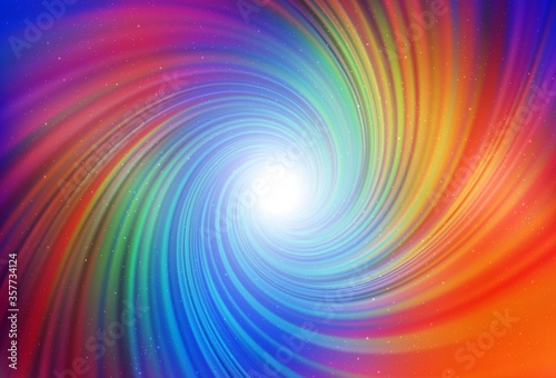 Dark Multicolor vector texture with milky way stars.