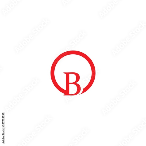 B Letter with shield logo