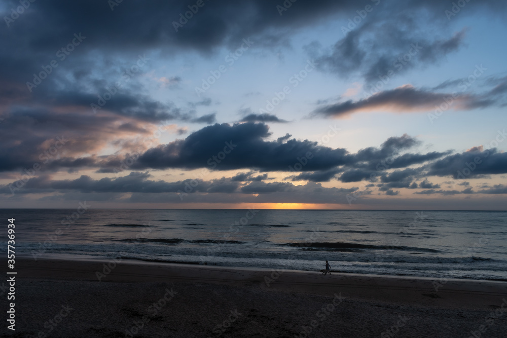 sunrise on the beach