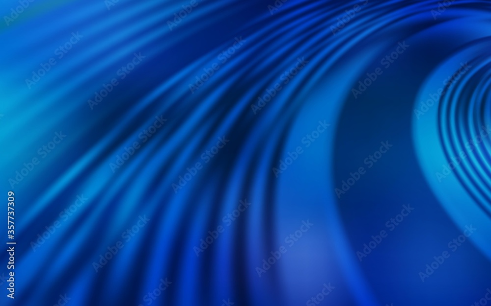Light BLUE vector background with curved lines. Light BLUE vector background with curved lines.