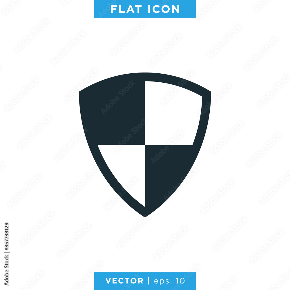 Shield icon vector design template Shield icon vector design template