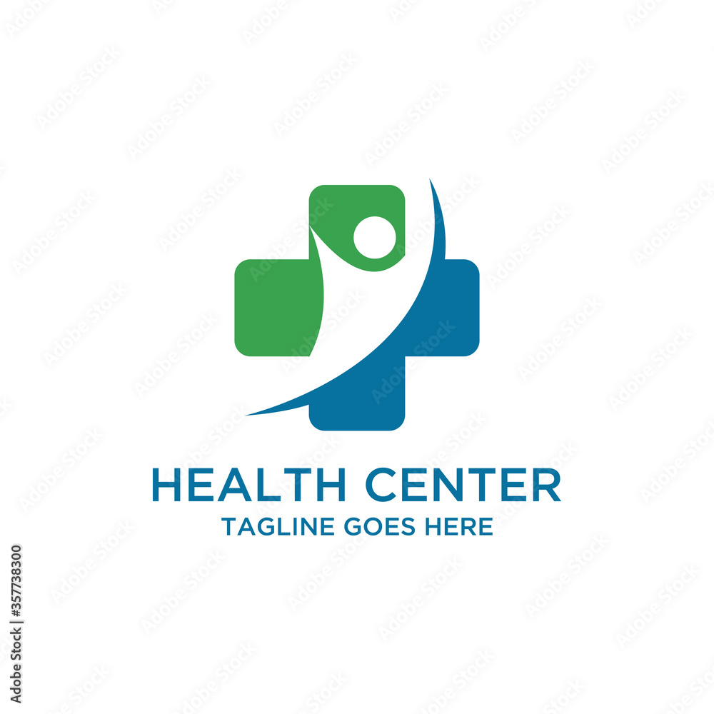 Naklejka premium Healthcare and medical logo design