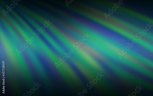 Dark Green vector background with straight lines.