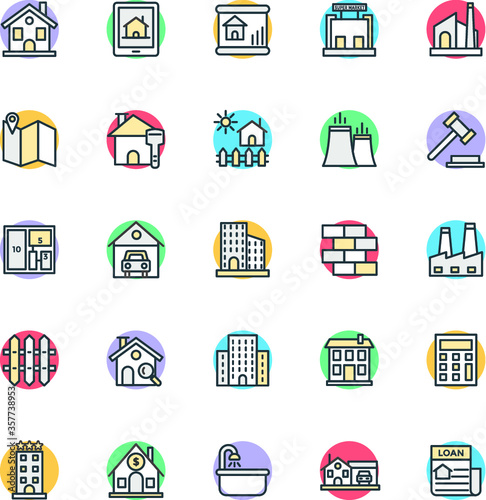 
Real Estate Cool Vector Icons 1
