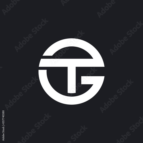 GT logo vector icon illustration