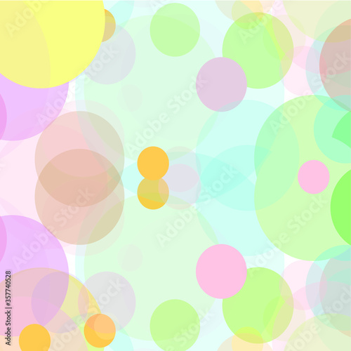Abstract colorful circles pattern background. Nice dots and circles pattern background with hand drawn elements for your design.