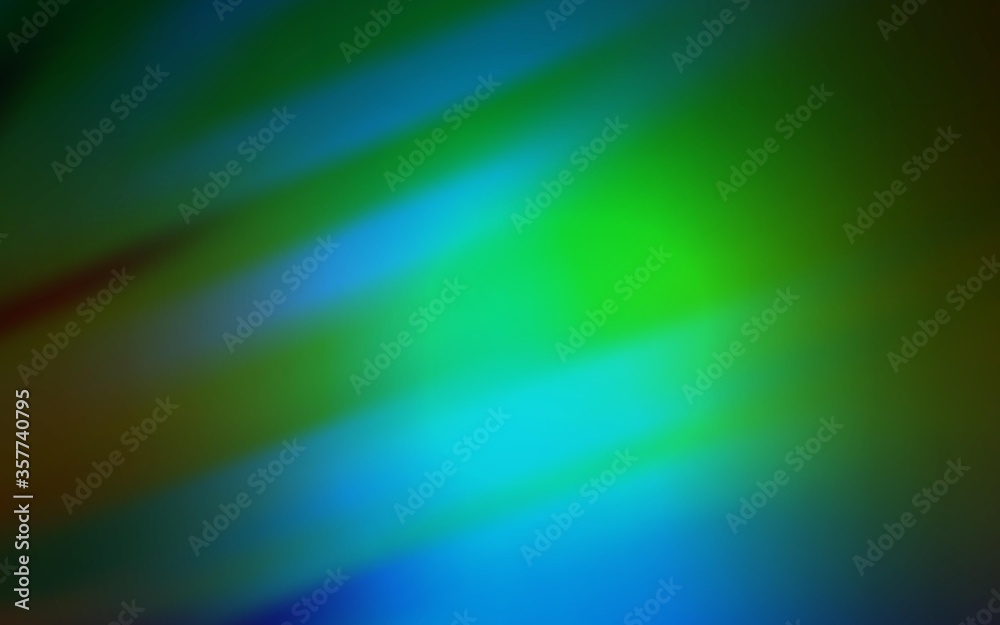 Dark Blue, Green vector colorful abstract texture.