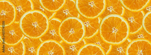 Mixed slice of fresh orange, Background