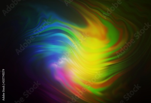 Dark Multicolor vector colorful abstract texture.