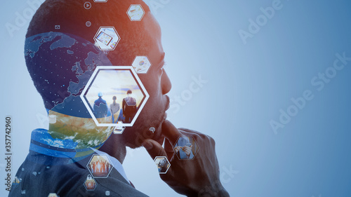 Fotografi AI (Artificial Intelligence) concept