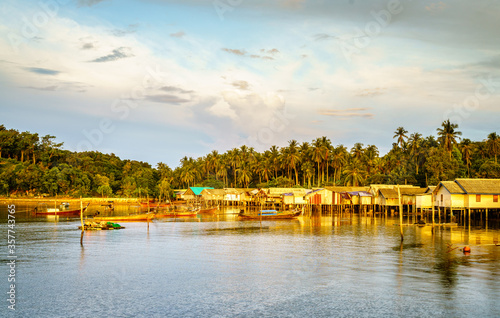 Fishing village in Andaman Sea
