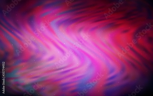 Dark Pink vector texture with milky way stars.